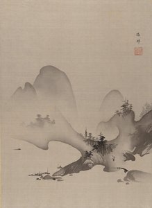 Göl ve Dağlar, ca. 1885-89. by Hashimoto Gaho