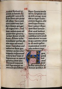 Müjdeci Portreleri ile İncil Kitabı: Dekore Edilmiş Baş Harf, c. 1480.