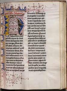 Müjdeci Portreleri ile İncil Kitabı: Dekore Edilmiş Baş Harf, c. 1480.