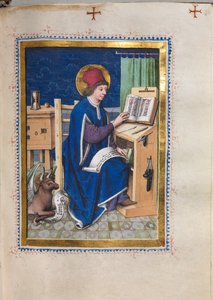 Evangelist Portreleri ile İncil Kitabı: Aziz Luka, 1480-1500.
