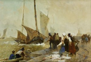 Balıkçı Teknelerinin Geri Döndüğü Brittany