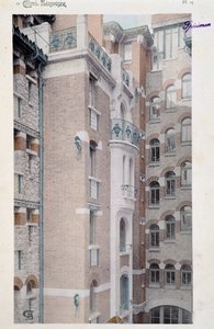 Mimar Hector Guimard (1867-1942) tarafından sergilenen bina, Castel Beranger