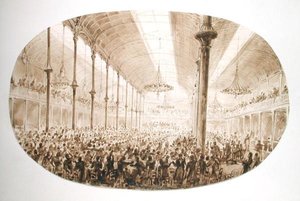 ಎ ಔತಣಕೂಟ, c.1865 ಟರ್ಕ್ by Hector Horeau