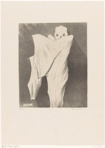 De Dood (nesne üzerindeki orijinal başlık) Masker (nesne üzerinde orijinal seri başlığı) by Hein von Essen (signed by artist)