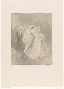 De senseeele joffer (nesne üzerindeki orijinal başlık) Masker (nesne üzerinde orijinal seri başlığı) by Hein von Essen (signed by artist)