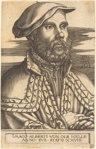Albert van der Helle, 1538. by Heinrich Aldegrever