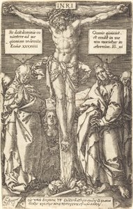 Çarmıhtaki İsa, 1553. by Heinrich Aldegrever