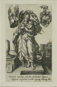 Merhamet, Erdemlerden by Heinrich Aldegrever