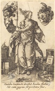 Çalışkanlık, 1552. by Heinrich Aldegrever