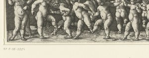 Dans eden çocuklarla Frizce by Heinrich Aldegrever