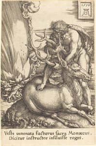Herkül ve Hintliler, 1550. by Heinrich Aldegrever