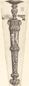 Çıplak Çiftli Büyük Hançer Kılıf by Heinrich Aldegrever