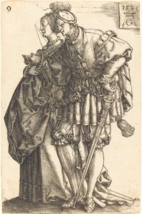 Büyük Düğün Dansçıları, 1538. by Heinrich Aldegrever