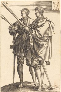 Büyük Düğün Dansçıları, 1538. by Heinrich Aldegrever