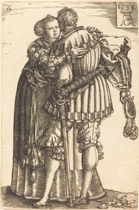 Büyük Düğün Dansçıları, 1538. by Heinrich Aldegrever
