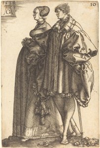 Büyük Düğün Dansçıları, 1538. by Heinrich Aldegrever