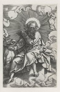 Luke Dört Evangelist (dizi başlığı) by Heinrich Aldegrever