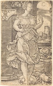 Luna. by Heinrich Aldegrever