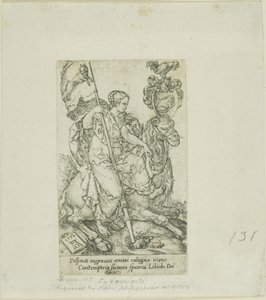 Erdemler ve Kötülüklerden Şehvet, by Heinrich Aldegrever