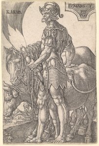 Mars, Yedi Gezegenden, 1533. by Heinrich Aldegrever