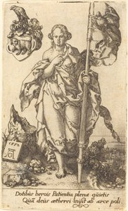 Sabır, 1552. by Heinrich Aldegrever