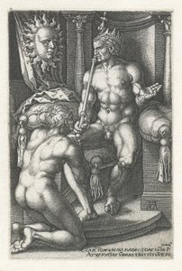 Sol Apollon Yedi Gezegen (dizi başlığı) by Heinrich Aldegrever
