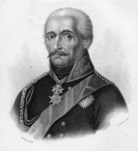 General Gebhard Leberecht von Blücher, Adam Smith tarafından oyulmuş (gravür) by Heinrich Anton Dahling