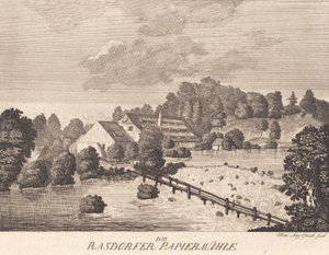 Die Rasdorfer Papiermühle by Heinrich Grosch