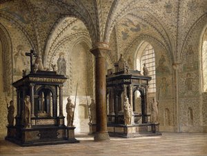 Roskilde Katedrali, Danimarka, 1874 by Heinrich Hansen
