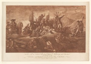 Christoph Schwerin'in Prag Savaşı'nda Kahramanca Ölümü by Heinrich Jan Penningh