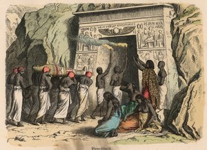 Eski Mısır: Eski Mısır: ritüel cenaze töreni by Heinrich Leutemann