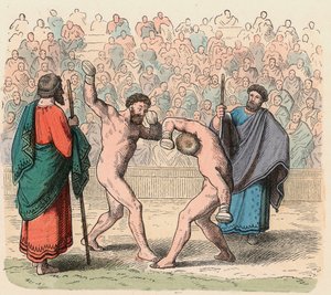 Antik Yunanistan: Boksörler by Heinrich Leutemann