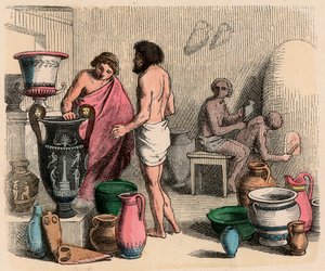 Antik Yunanistan: Çömlekçilik by Heinrich Leutemann