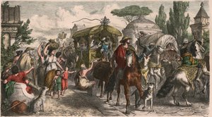 Antik Roma: İmparatorluk Döneminde Via Appia (Appian Yolu) by Heinrich Leutemann
