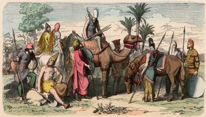 Eski Doğu / Persler: Pers ordusu elbisesi by Heinrich Leutemann