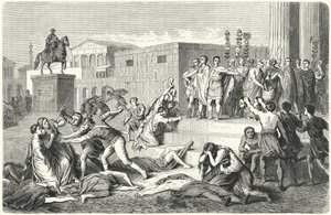 Mark Antony, Marcus Aemilius Lepidus ve Octavianus