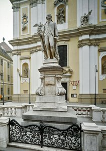 Avusturyalı besteci Franz Joseph Haydn (1732-1809) anısına Heinrich Nitter (1844-1892) tarafından gerçekleştirilen anıt anıt 1887 Viyana, Avusturya by Heinrich Natter
