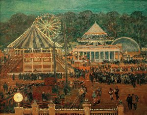 Gorki Kültür ve Eğlence Merkez Parkı, 1933. by Heinrich Vogeler