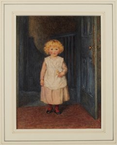 Henry Allingham, 3 yaşında (kağıt üzerine sulu boya) by Helen Allingham