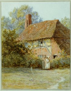 Westerham yakınlarında, Kent, 1900 by Helen Allingham