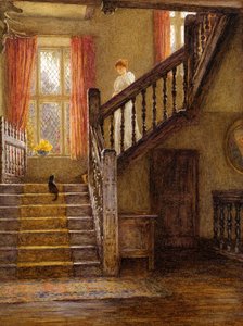 Merdiven, Whittington Court, Gloucestershire (kağıt üzerinde wc)