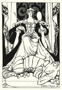 Lucifera (gravür) by Helen S. Kuck