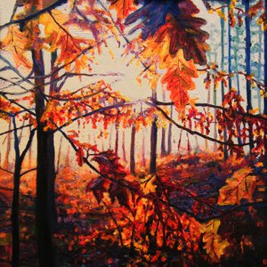 Copper Woods, 2009 (tuval üzerine yağlıboya)