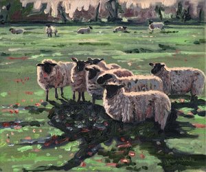 Meraklı sürü I, 2009, by Helen White