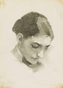 Bir Kadının Başı by Helene Schjerfbeck