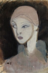 Adalı Kız, 1929. by Helene Schjerfbeck