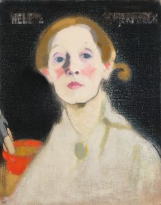 Otoportre, 1915. by Helene Schjerfbeck