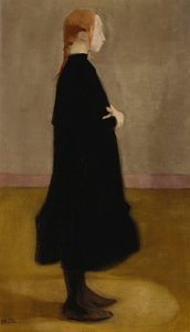 Okul Kızı II, 1908. by Helene Schjerfbeck