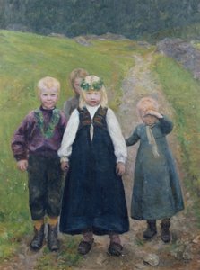 Küçük çocuk düğün alayı by Helga Ring Reusch