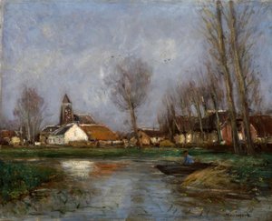 oxbow gölünde sonbahar havası by Helmuth Liesegang